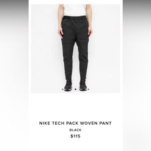 Nike tech pack woven pants